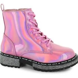 Pink Metallic Steve Madden Boots